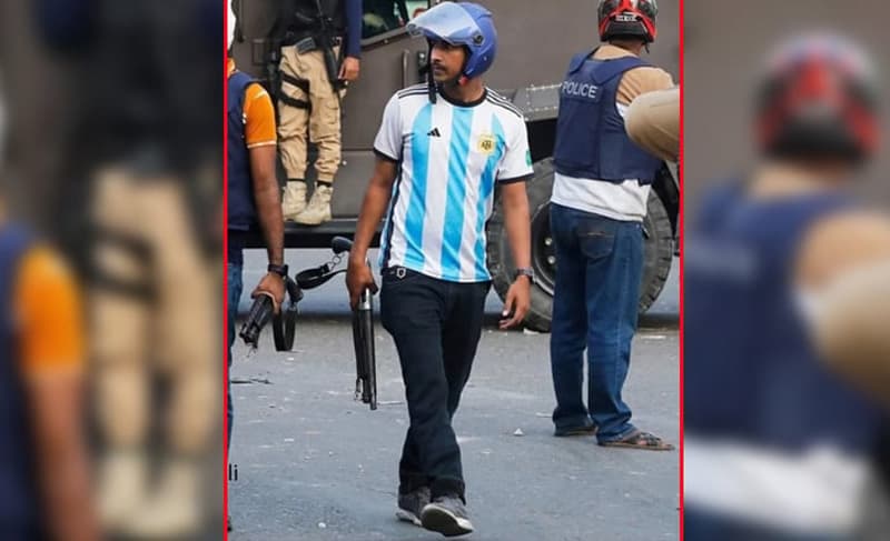জানা গেল আর্জেন্টিনার জার্সি পরা সেই অস্ত্রধারীর পরিচয়