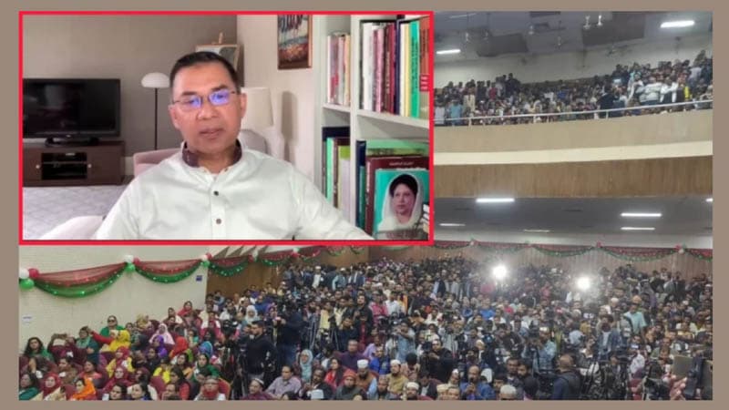 বাংলাদেশ অচিরেই গণতন্ত্রের পথে এগিয়ে যাবে: তারেক রহমান