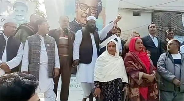 পঙ্কজের সমর্থকদের ওপর হামলার বিচার দাবিতে বিক্ষোভ