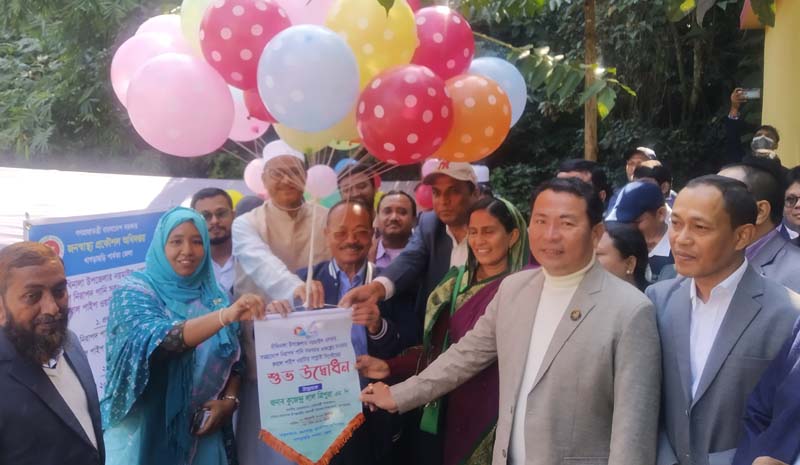 দীঘিনালায় সুপেয় পানির প্রকল্প উদ্বোধন