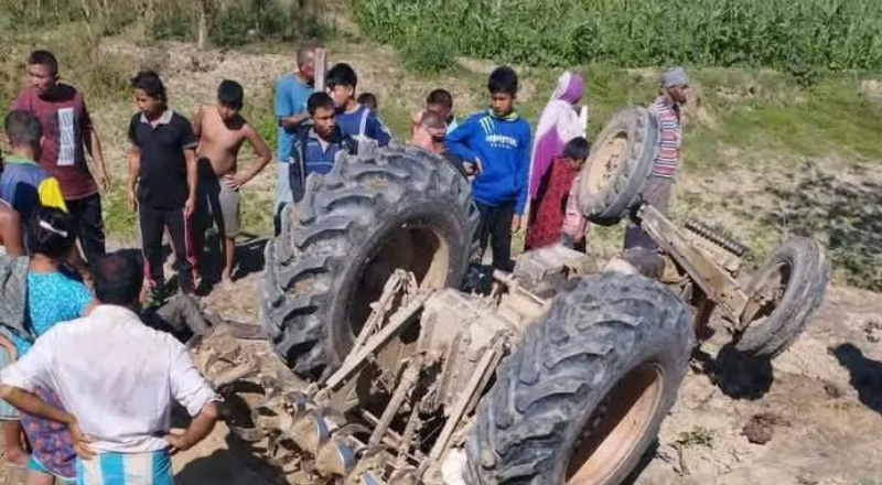 জমির চাষ শেষ করে বাড়ি ফেরা হলোনা আর চালক চাঁন মিয়ার