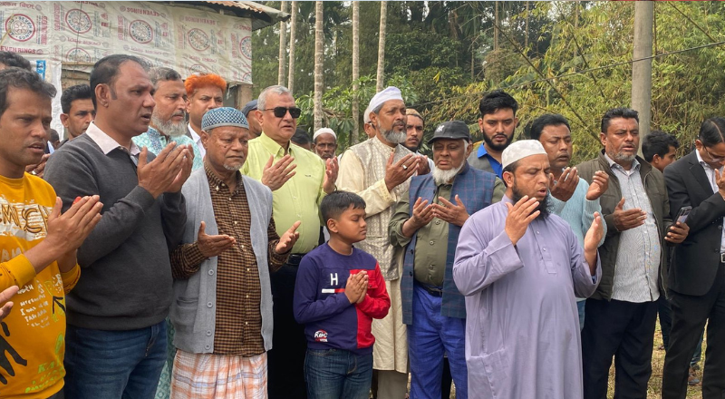 বিএনপি নেতা গাজী মারুফের কবর জিয়ারত করলেন নাসের রহমান