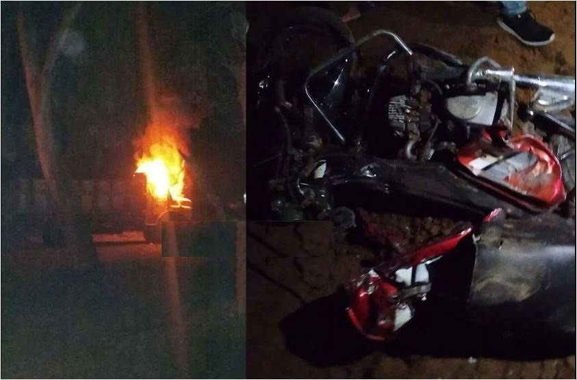 ট্রাকচাপায় রাবি শিক্ষার্থীর মৃত্যু, ৫ ট্রাকে আগুন