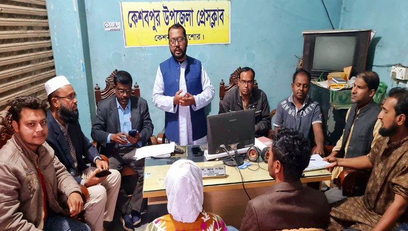 কেশবপুর উপজেলা প্রেসক্লাবের মাসিক সভা অনুষ্ঠিত