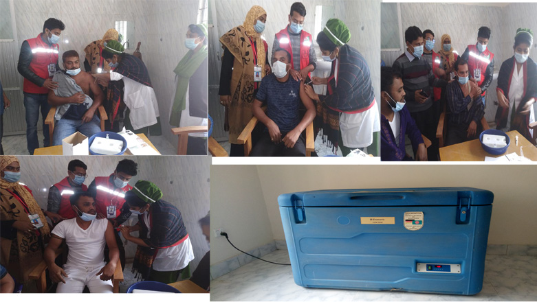 ইন্দুরকানীতে করোনা টিকা কার্যক্রমের উদ্ভোধন