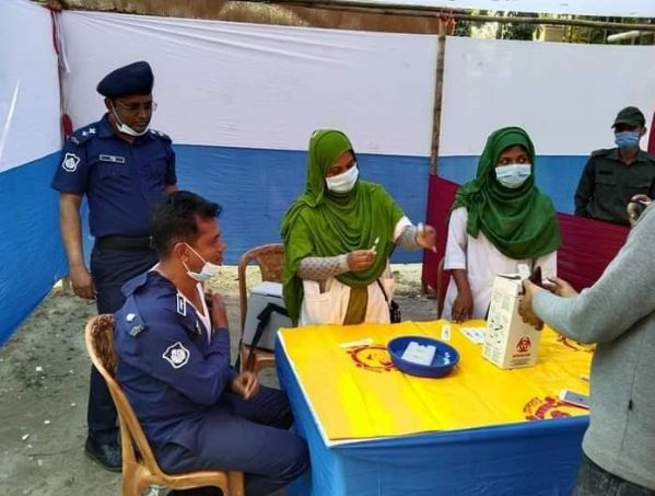 ভূঞাপুরে কোভিড-১৯ এর টিকাদান কর্মসূচি শুরু