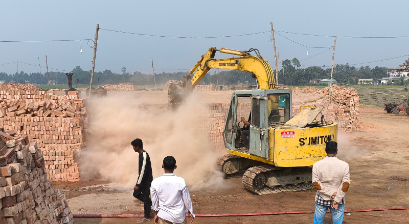 জামালপুরে অবৈধ ইটভাটায় ২৪ লাখ টাকা জরিমানা