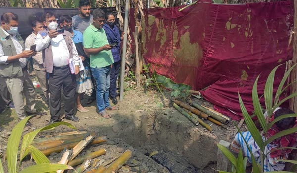 সুবর্ণচরে দাফনের ২ মাস পর গৃহবধূর লাশ উত্তোলন