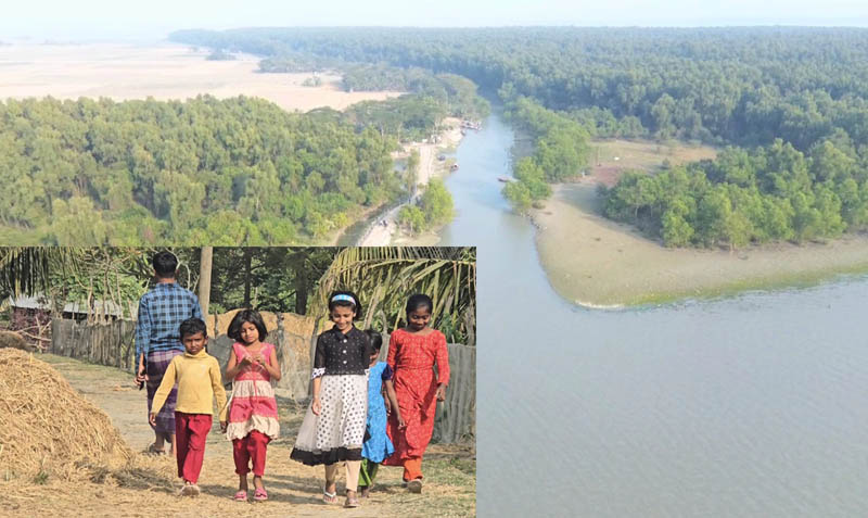 নদী দ্বারা বিচ্ছিন্ন চরনজিরবাসীর সুবিধাবঞ্চিত জীবনযাত্রা