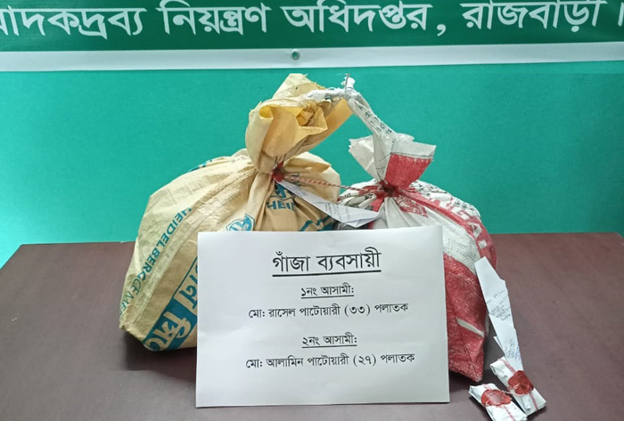 ৫ কেজি গাঁজা ফেলে পালিয়ে গেলেন দুই ভাই