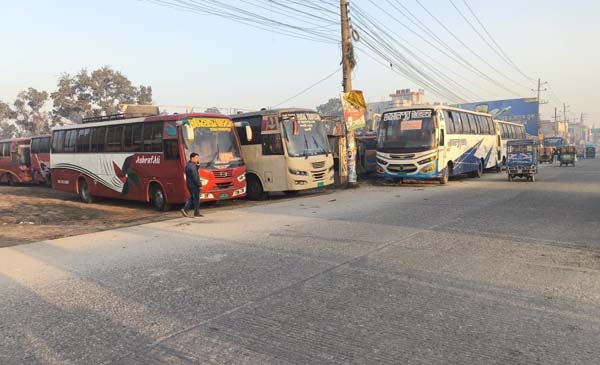 জামালপুরে গণপরিবহন ধর্মঘট প্রত্যাহার, যাত্রীদের স্বস্তি