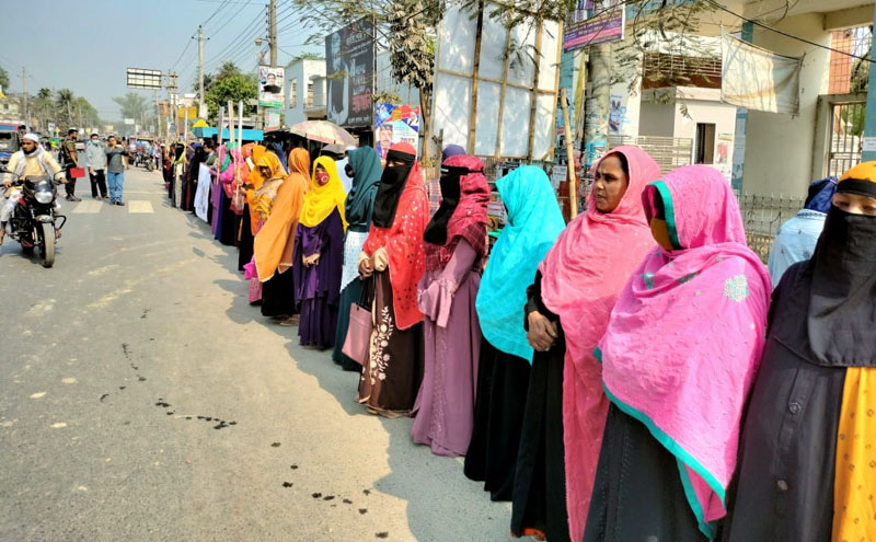 নওগাঁয় আন্তর্জাতিক নারী দিবস পালিত