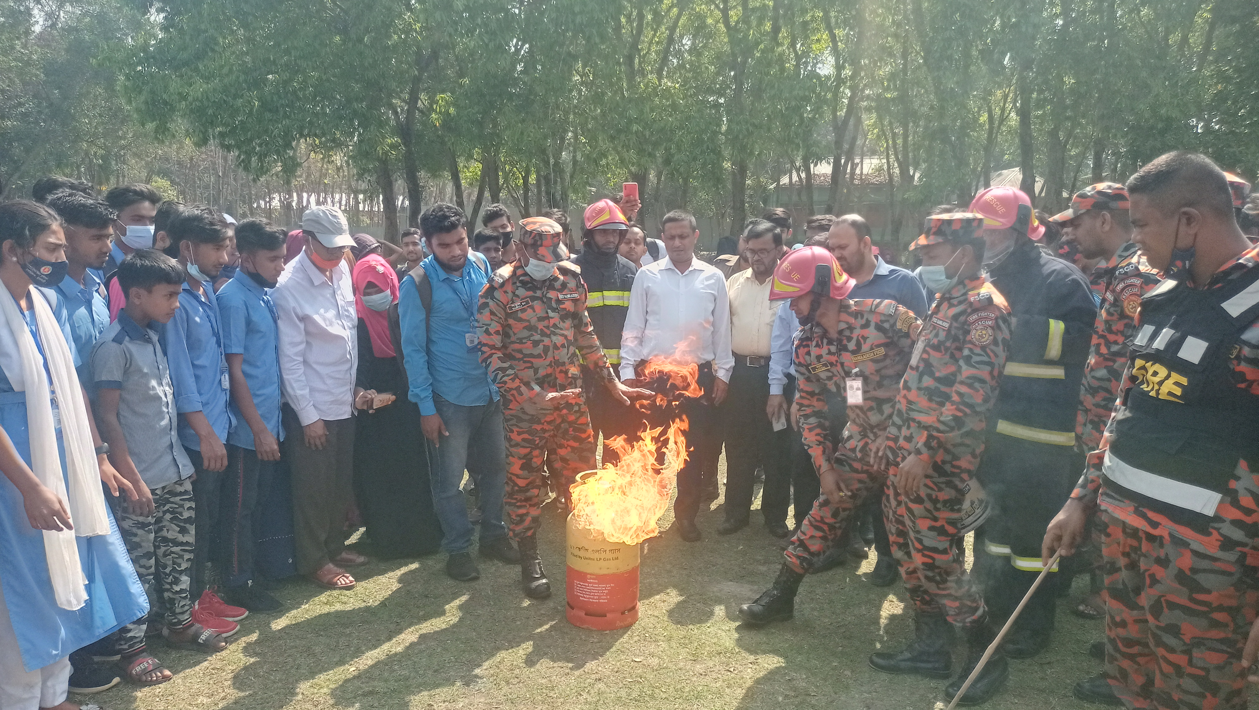 গোয়ালন্দে জাতীয় দূর্যোগ প্রস্ততি দিবস ২০২২ উদযাপন