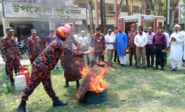 হিজলায় জাতীয় দুর্যোগ প্রস্তুতি দিবস উদযাপন