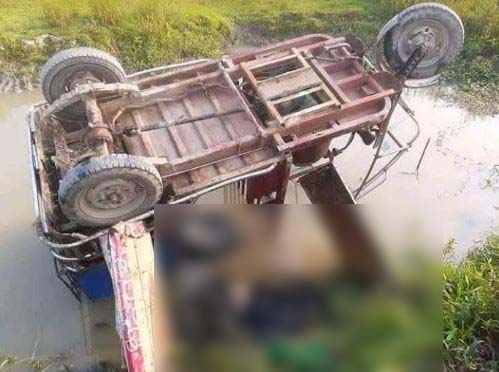 আজমিরীগঞ্জে অটোরিকশা উলটে চালকের মৃত্যু