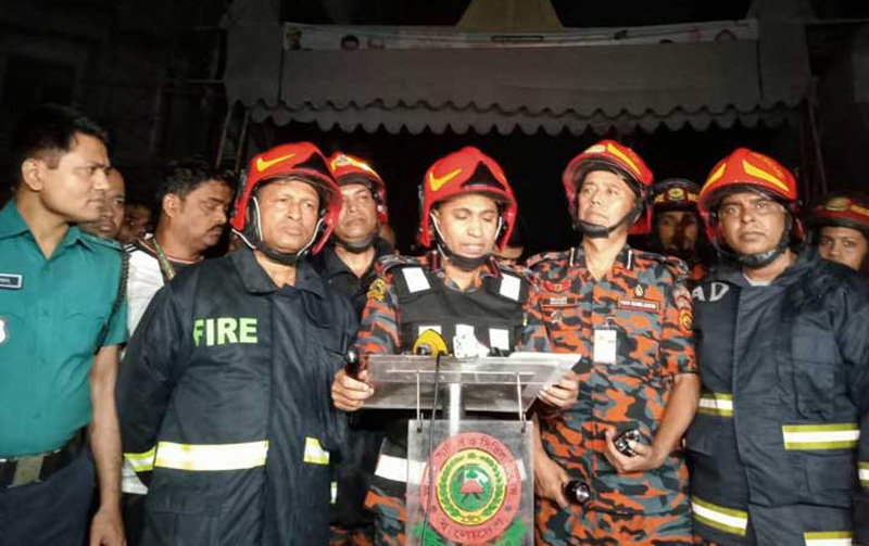 কাপ্তানবাজারের আগুনে ক্ষতিগ্রস্ত হানিফ ফ্লাইওভার