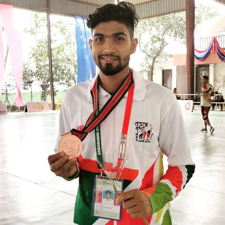 বাংলাদেশ গেমসে ব্রোঞ্চ জিতলেন জগন্নাথের ফয়সাল