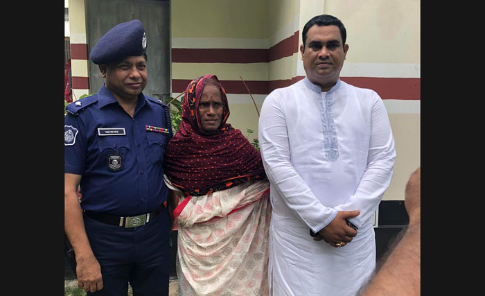 পুলিশের অর্থায়নে ঘর পেলেন গৃহহীন নুরজাহান