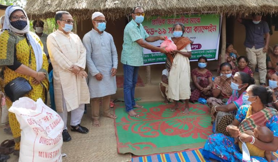 শেরপুরে কোচপল্লীতে করোনা সচেতনতা ক্যাম্পেইন