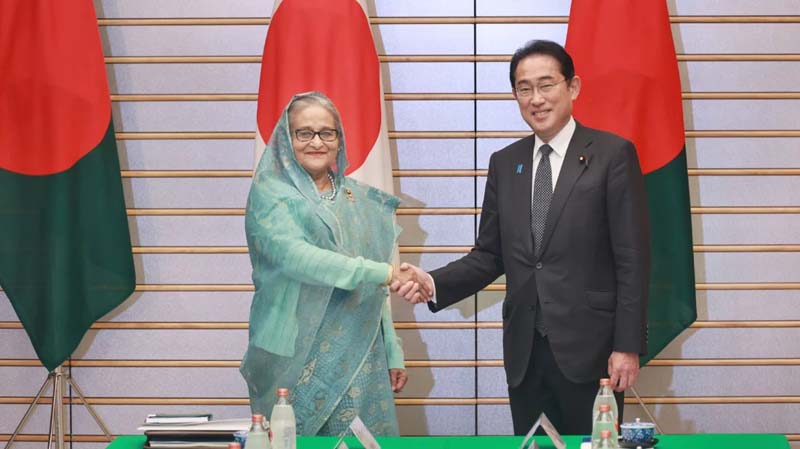 পারস্পরিক সহযোগিতা বাড়াতে জাপান-বাংলাদেশ ৮ চুক্তি সই