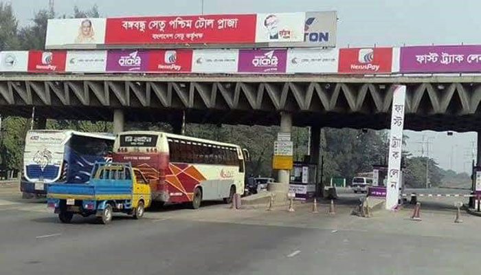 বঙ্গবন্ধু সেতুতে ২৪ ঘণ্টায় ৪২ হাজার যানবাহন পারাপার