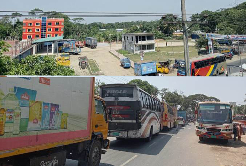 কালকিনিতে মাদকসেবী আর বখাটের আড্ডাখানা পৌর বাস টার্মিনাল !