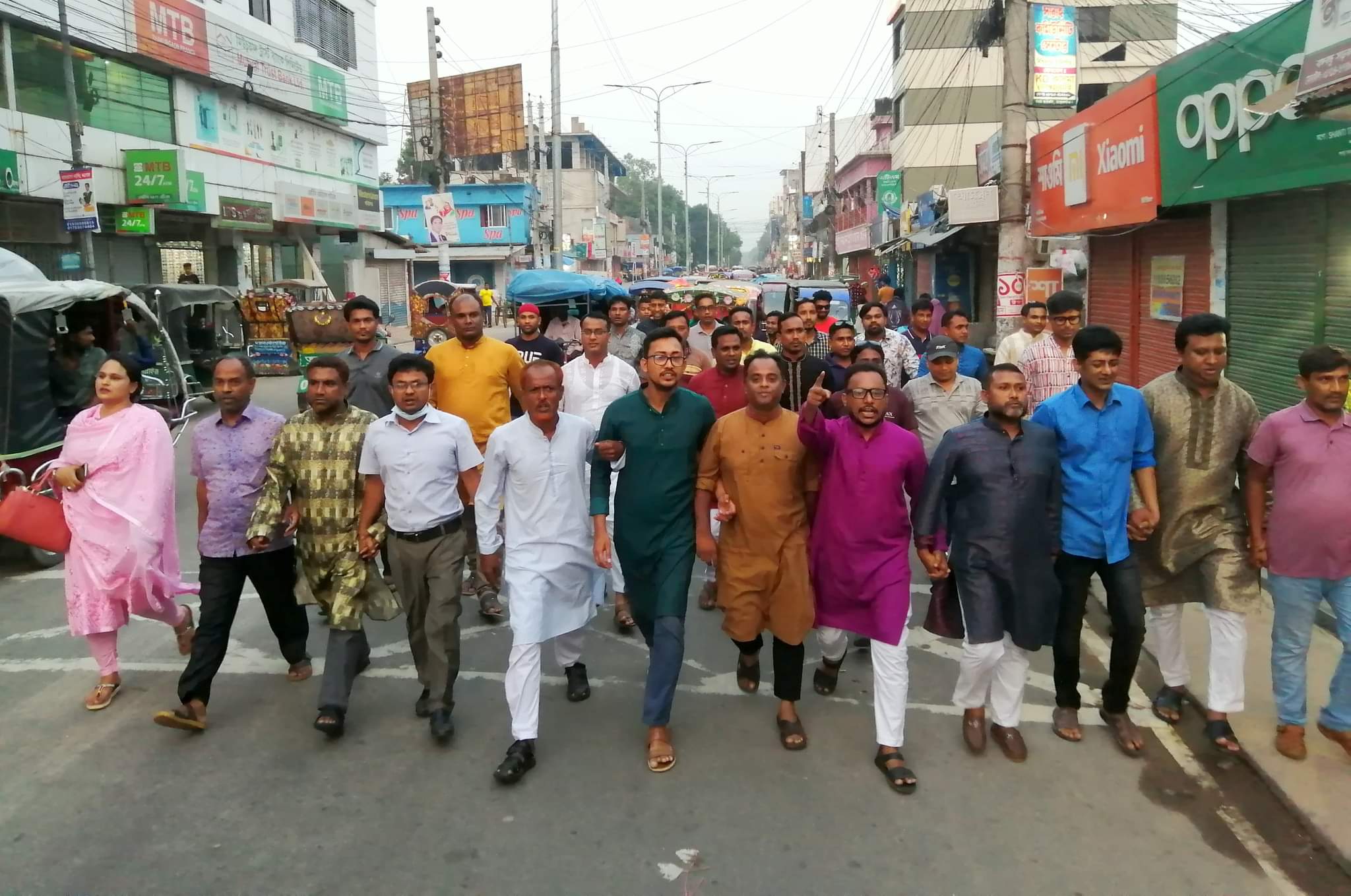 ঠাকুরগাঁও সদর উপজেলা স্বেচ্ছাসেবকলীগের বিক্ষোভ