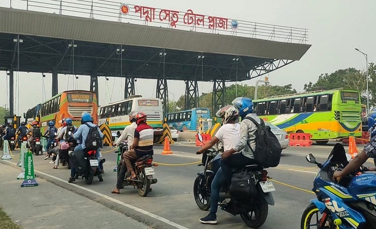 পদ্মা সেতুতে পরীক্ষামূলক স্বয়ংক্রিয় টোল আদায় শুরু