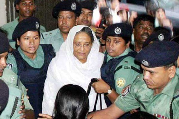 আজ শেখ হাসিনার কারাবন্দী দিবস
