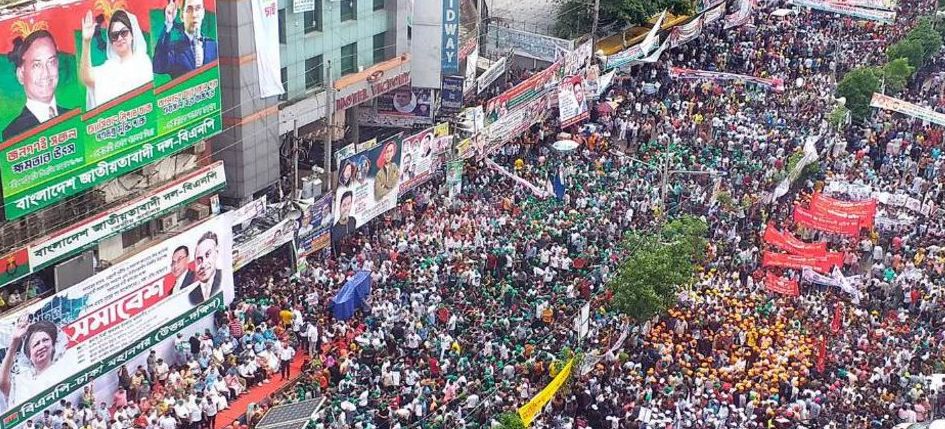 আজ থেকে সরকার পতনের এক দফার আন্দোলনে বিএনপির