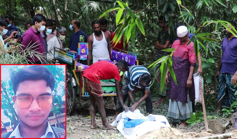 দাফনের ৫৬ দিন পর করব থেকে স্কুলছাত্রের মরদেহ উত্তোলন