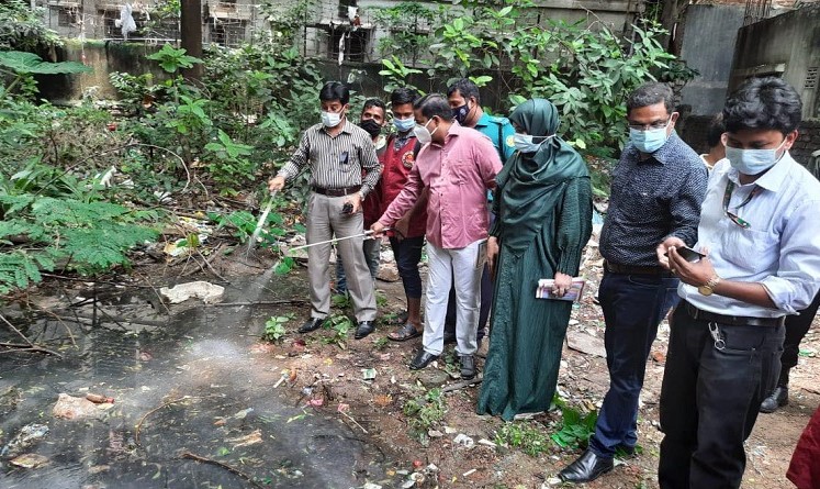 মশার লার্ভা পাওয়ায় ৩৬ ভবন মালিককে জরিমানা