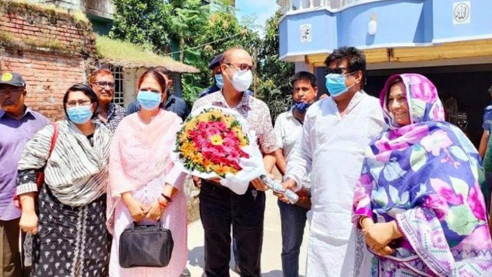 ভারতীয় সহকারী হাই কমিশনারের আশাশুনি সফর