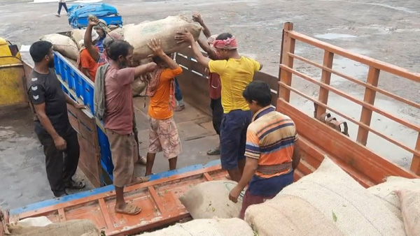 দেশীয় চাহিদা মেটাতে হিলি বন্দরে সজনে ডাঁটা আমদানি শুরু