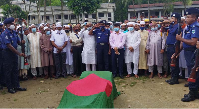 রাষ্ট্রীয় মর্যাদায় শায়িত হলেন বীর মুক্তিযোদ্ধা ফরমুদ হোসেন