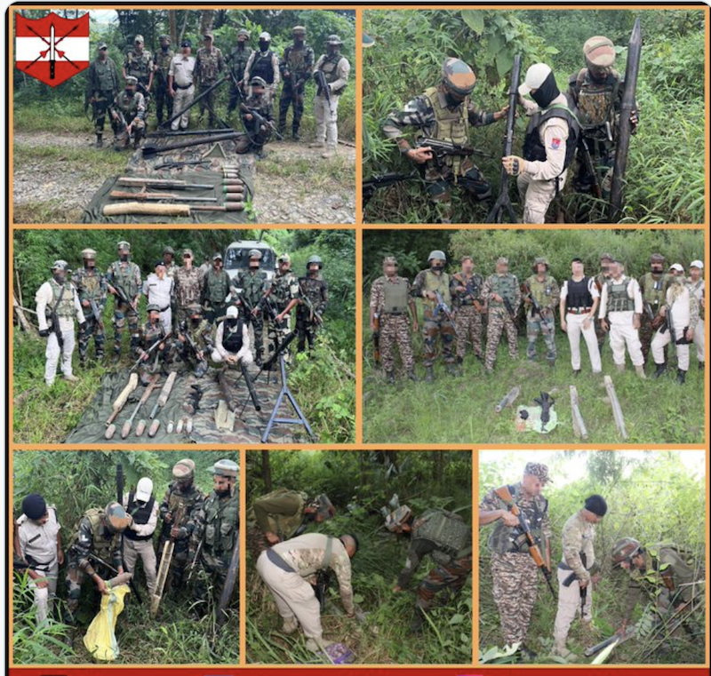 মণিপুরে বিশাল অস্ত্র ভাণ্ডার উদ্ধার: যুদ্ধ পরিচালনার মতো সক্ষমতা