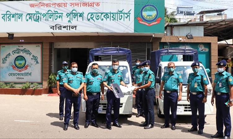 বিএমপিতে আরো দুটি নতুন গাড়ি হস্তান্তর