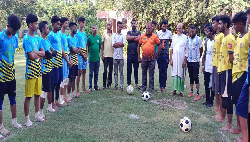 গোয়ালন্দ মোড় ফুটবল একাডেমীর টুর্নামেন্টের উদ্বোধন