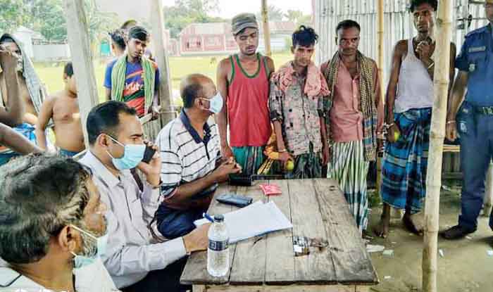 গোয়ালন্দে ভ্রাম্যমাণ আদালতে ৪ জেলের বিনাশ্রম কারাদন্ড