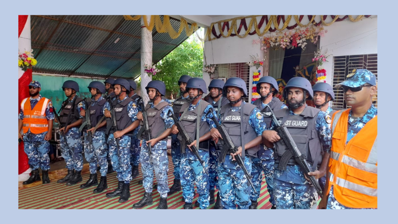 দুর্গাপূজা উপলক্ষে নিরাপত্তা নিশ্চিত করতে প্রস্তুত বাংলাদেশ কোস্ট গার্ড