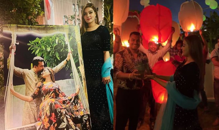 মাহির জন্মদিনে স্বামীর সারপ্রাইজ
