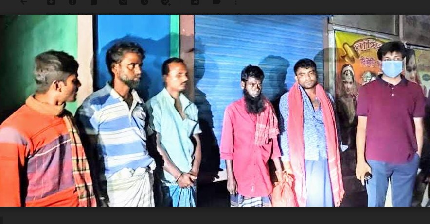 গোয়ালন্দে ৫ মাদকসেবীর ১ মাসের জেল