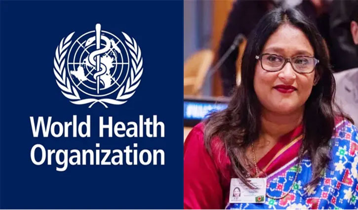 সায়মা ওয়াজেদ ডাব্লিউএইচওর আঞ্চলিক পরিচালক নির্বাচিত