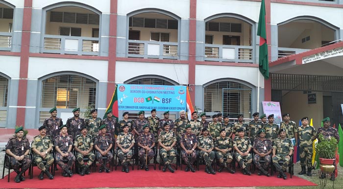 কুড়িগ্রামে বিজিবি-বিএসএফের সীমান্ত সমন্বয় সভা