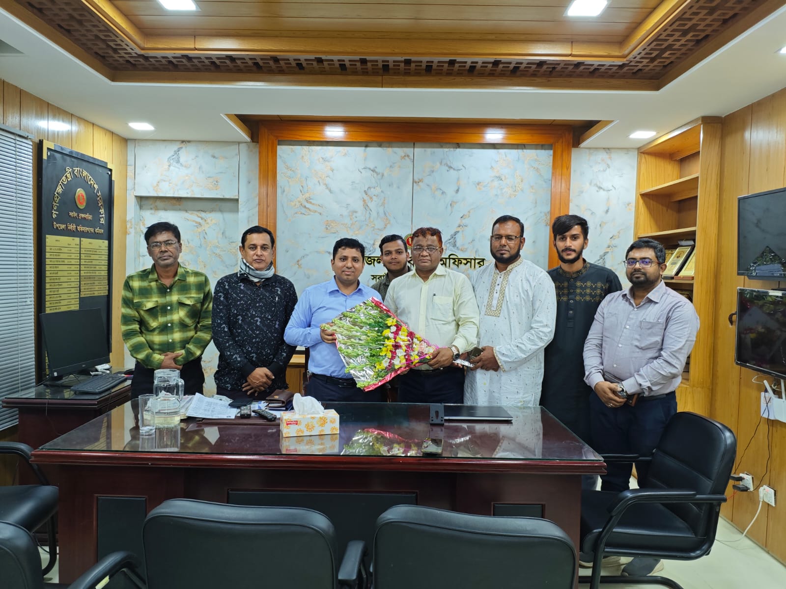 সরাইলে নবাগত ইউএনও'র সঙ্গে রিপোর্টার্স ইউনিটির মতবিনিময়