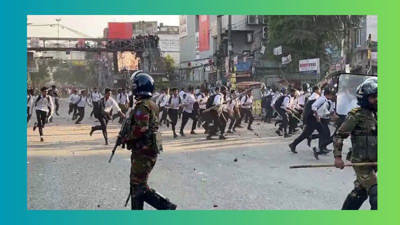 সায়েন্সল্যাবে ঢাকা কলেজ ও সিটি কলেজের শিক্ষার্থীদের সংঘর্ষ, আহত কয়েকজন