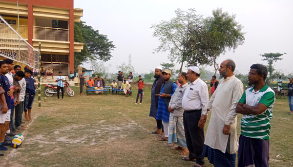 হিলিতে ভলিবল টুর্নামেন্টের শুভ উদ্বোধন