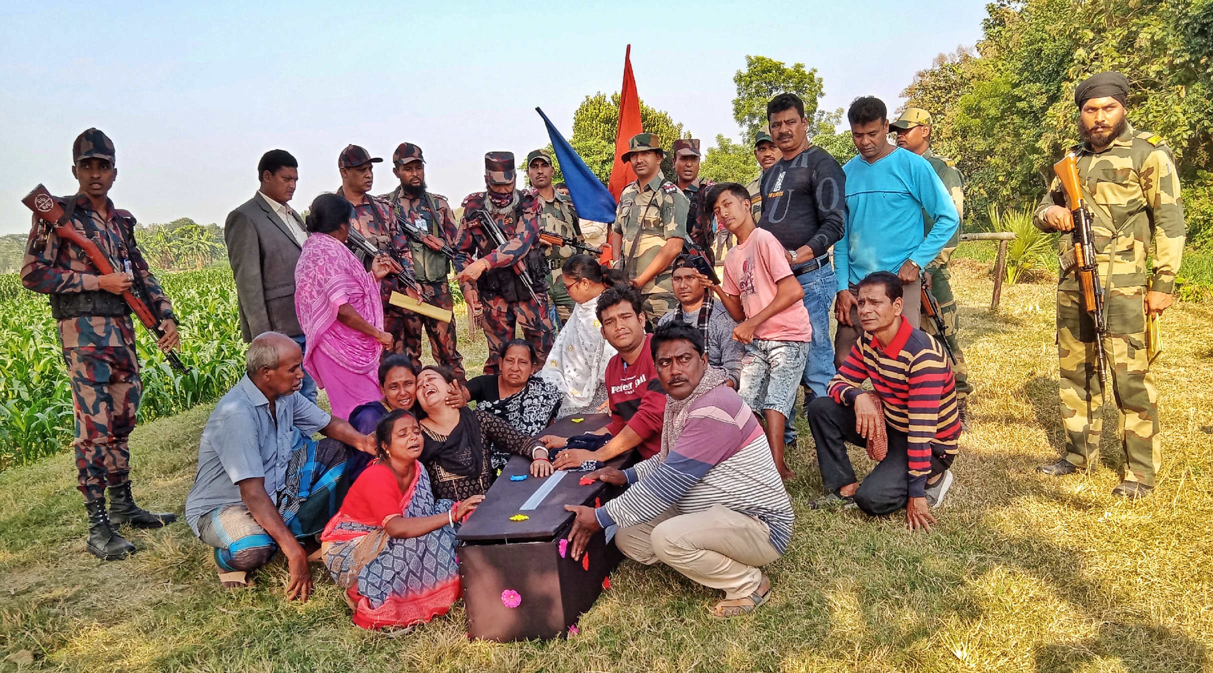 সীমান্তের শূন্যরেখায় শেষ দেখা