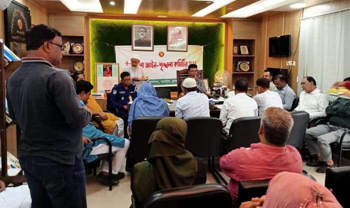 আইন-শৃঙ্খলা পরিস্থিতি স্বাভাবিক রাখতে সবাইকে এগিয়ে আসতে হবে