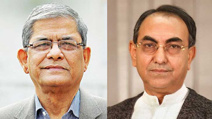 মির্জা ফখরুল ও আব্বাসকে বাসা থেকে তুলে নিয়ে গেছে পুলিশ